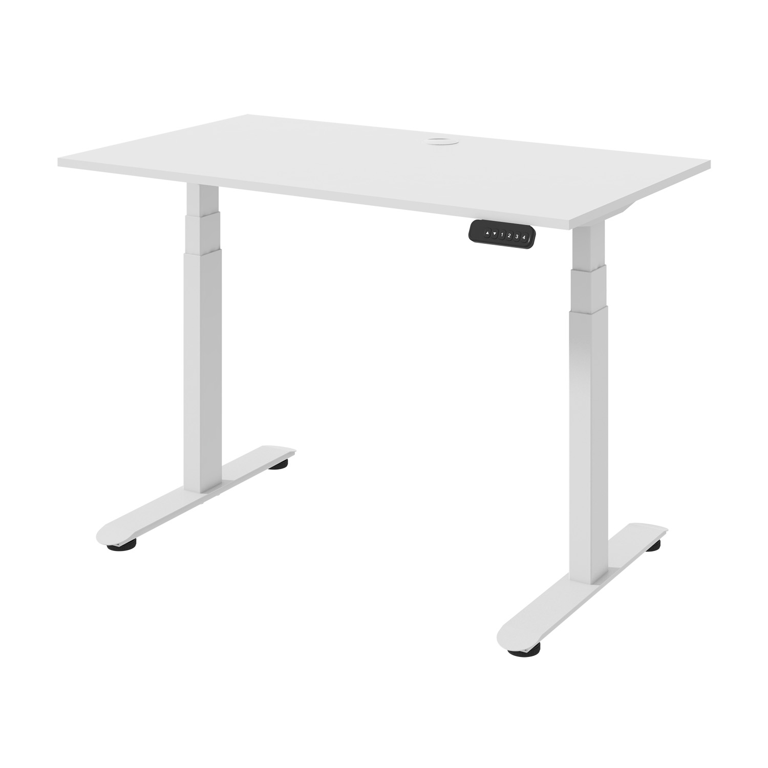 SIT STAND DESK - WHITE